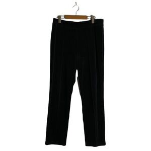 Zenergy by Chicos Women's Black Velour Pants